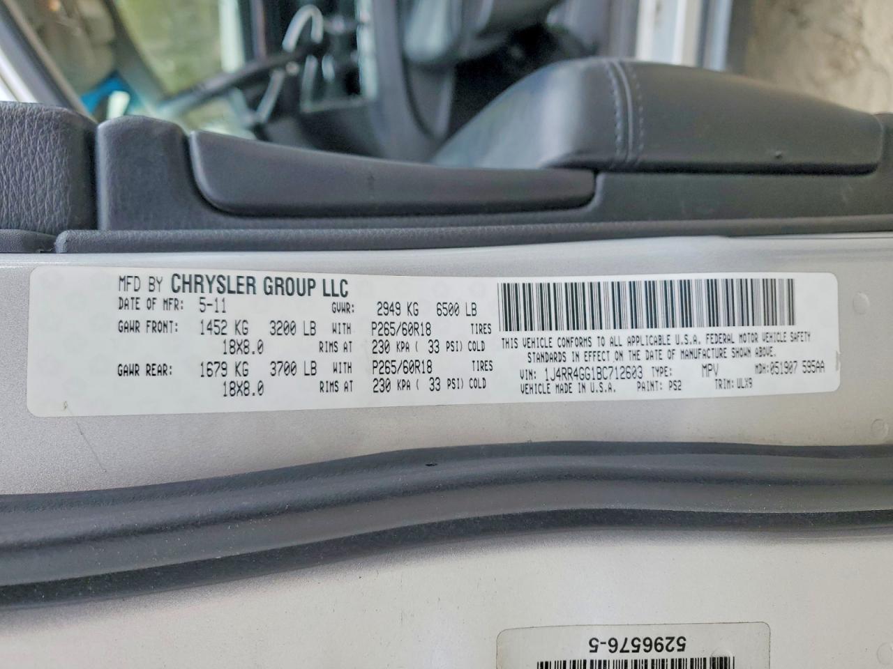 2011 Jeep Grand Cherokee Laredo