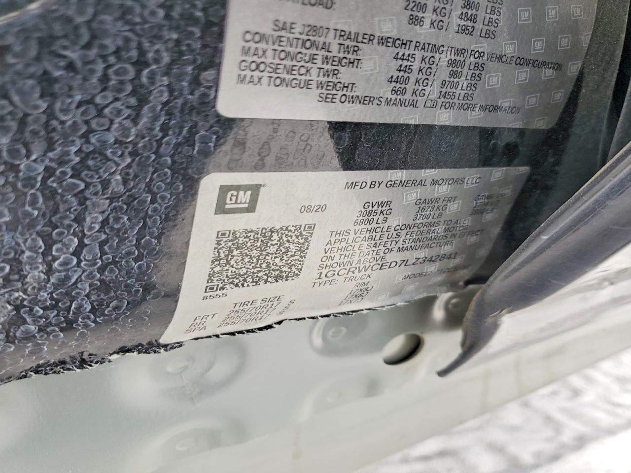 2020 Chevrolet Silverado C1500 LT