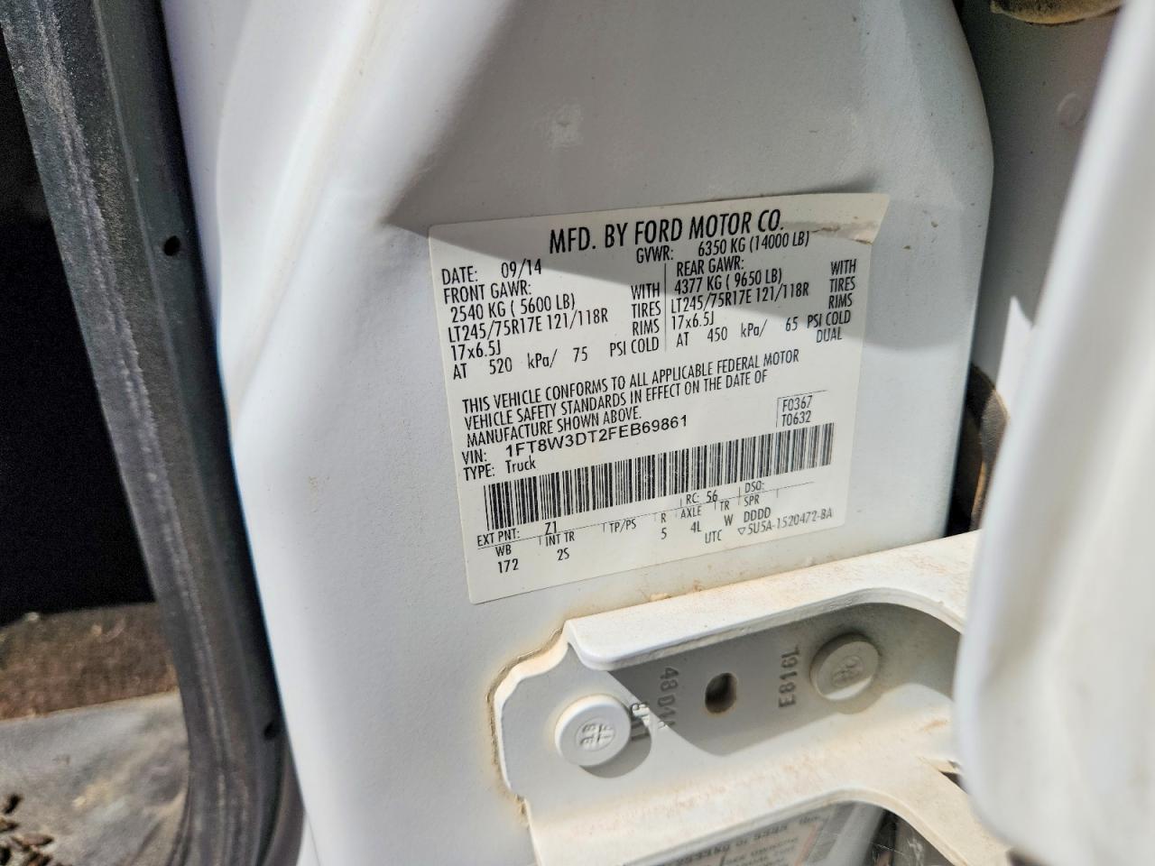 2015 Ford F350 Super Duty