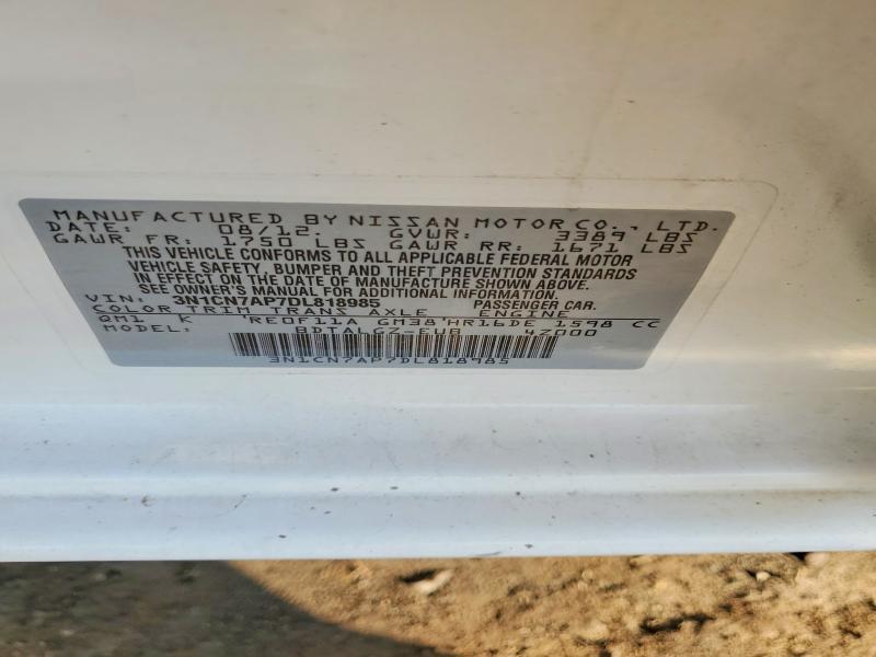 2013 Nissan Versa 1.6 s