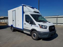Salvage trucks for sale at Wilmer, TX auction: 2022 Ford Transit Delivery Truck
