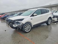 Ford salvage cars for sale: 2017 Ford Escape Titanium