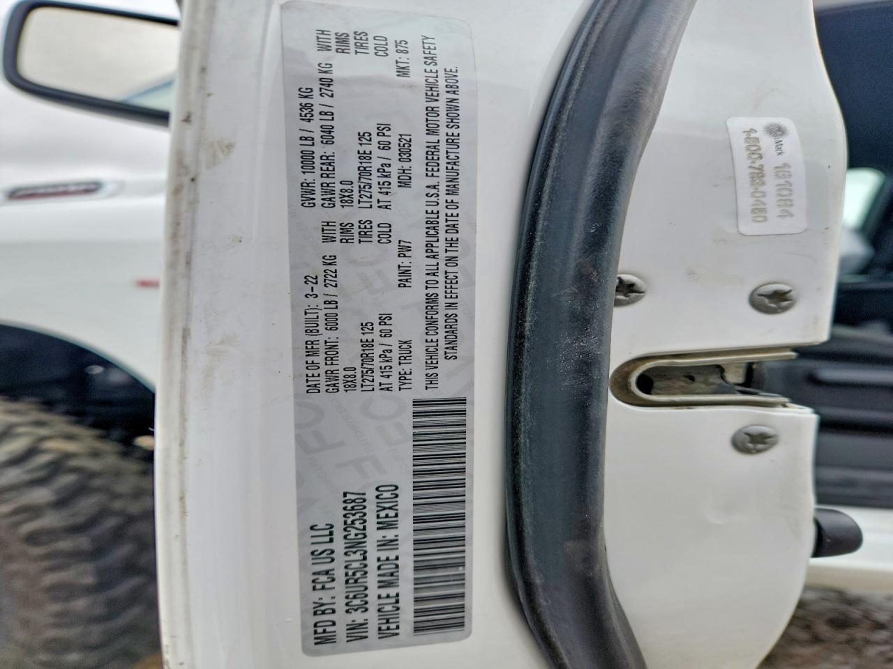 2022 Dodge RAM 2500 Tradesman