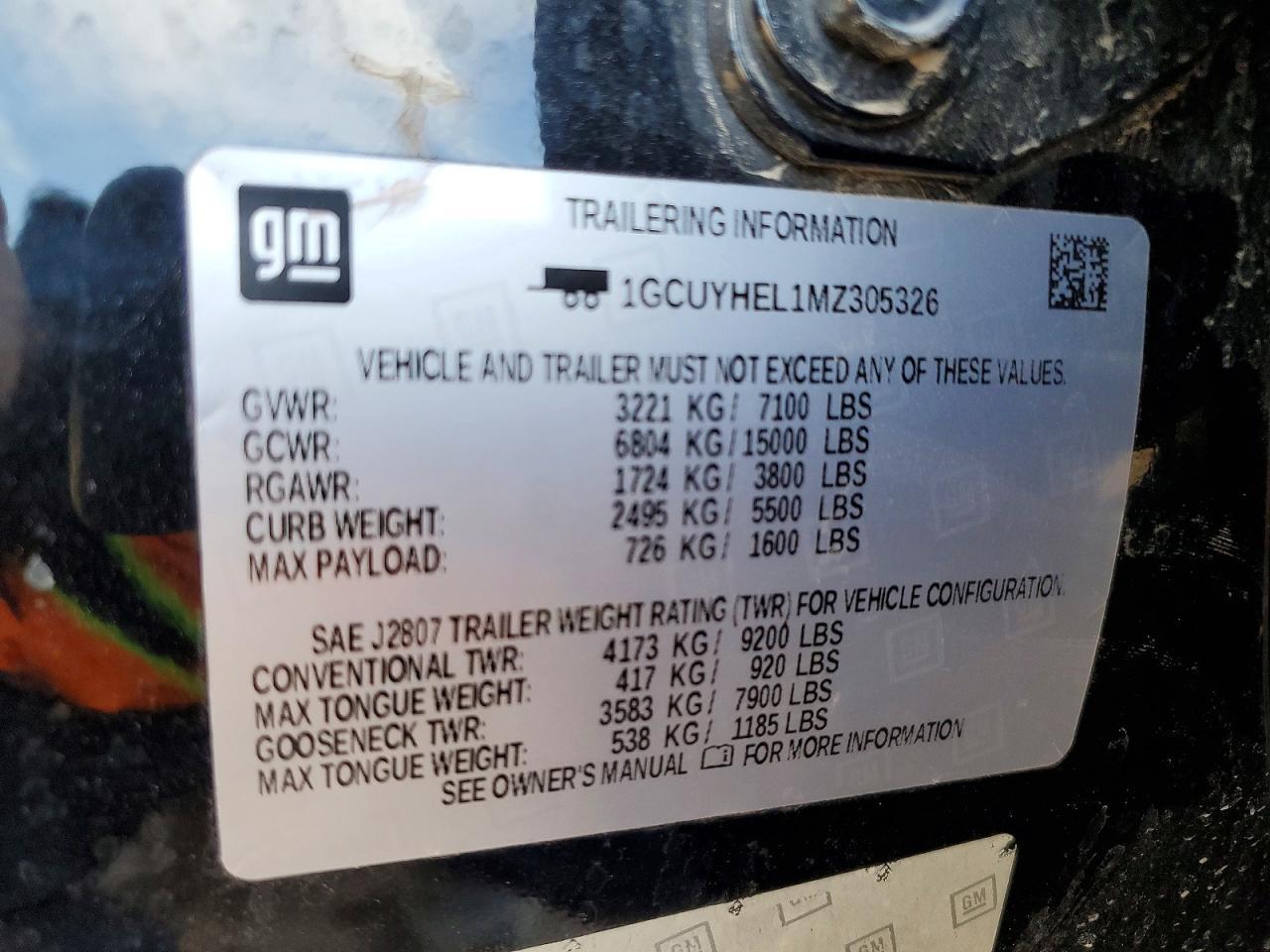 2021 Chevrolet Silverado K1500 High Country