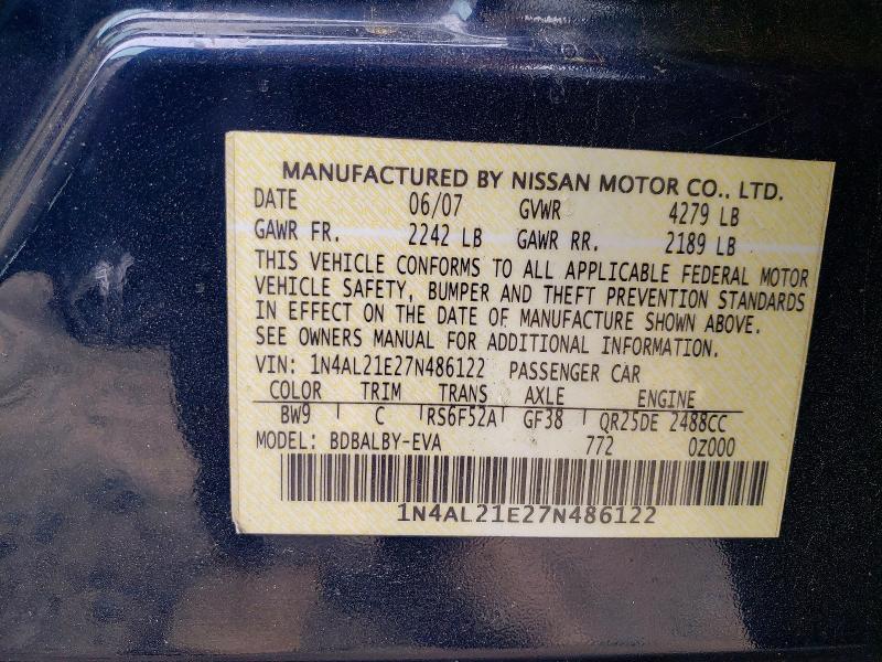 2007 Nissan Altima 2.5