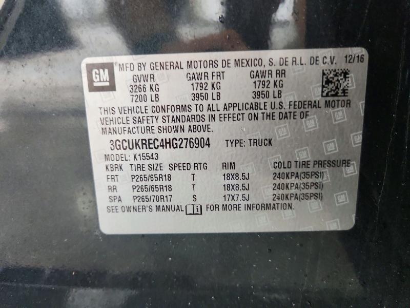 2017 Chevrolet Silverado K1500 LT
