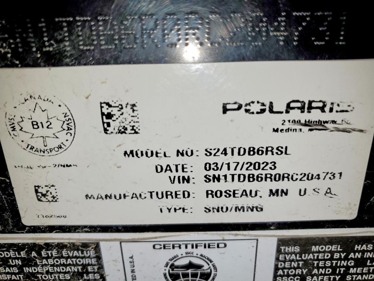 2024 Polaris Matryx SP PKG