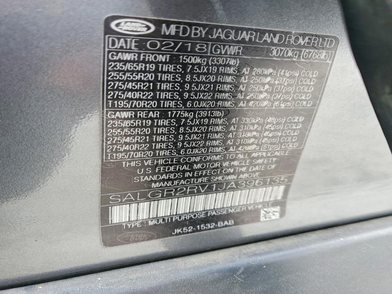 2018 Land Rover Range Rover