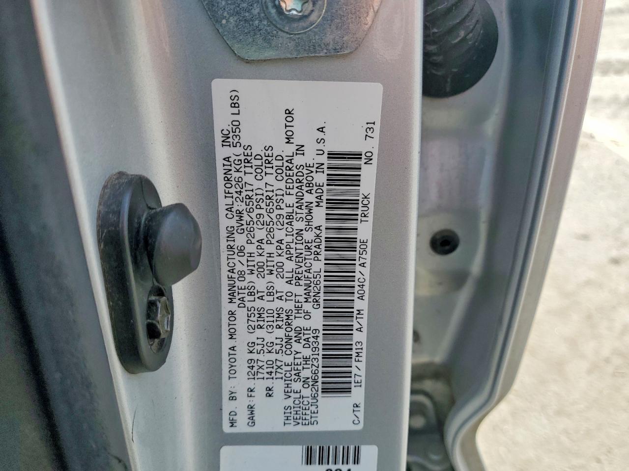 2006 Toyota Tacoma Prerunner V6