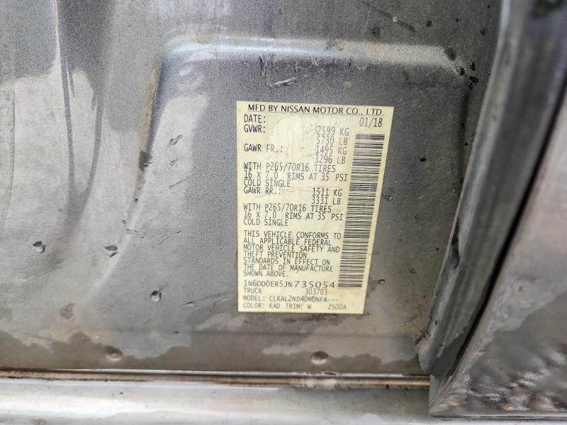 2018 Nissan Frontier SV