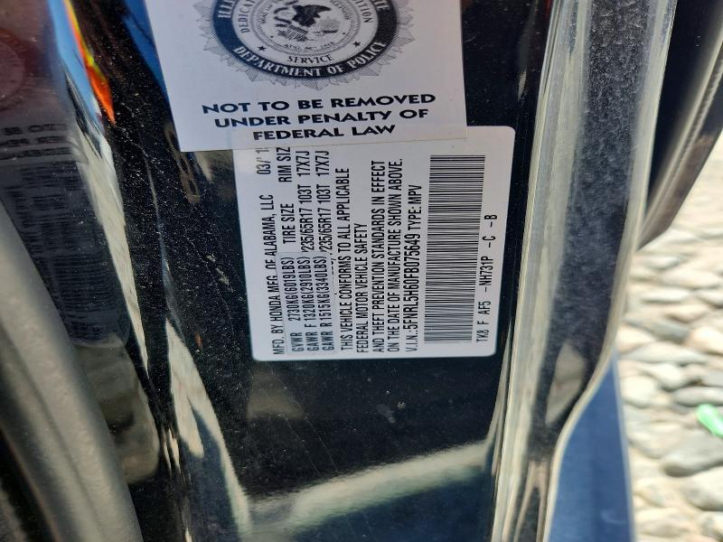 2015 Honda Odyssey exl