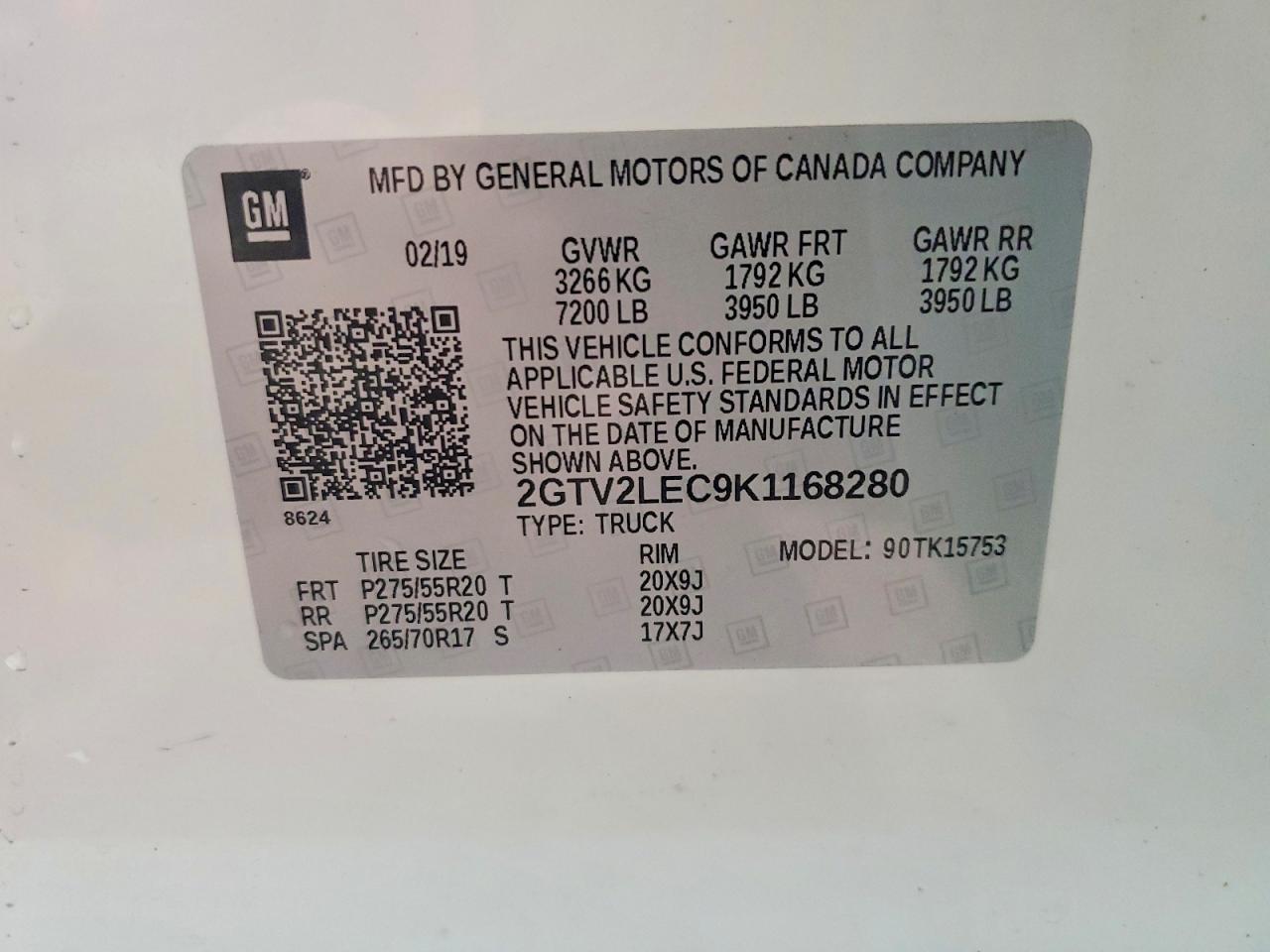 2019 GMC Sierra Limited K1500