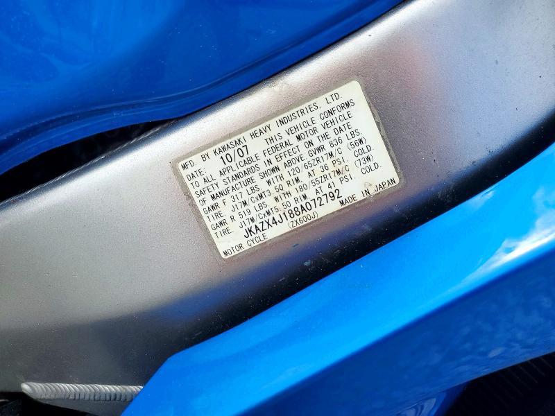 2008 Kawasaki ZX600 J1
