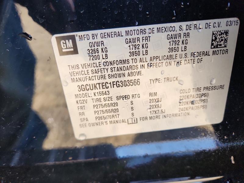 2015 Chevrolet Silverado K1500 High Country