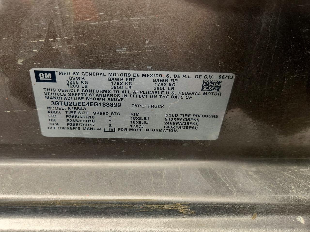 2014 GMC Sierra K1500 SLE