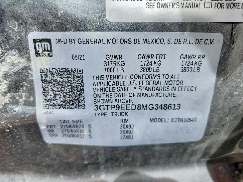 2021 GMC Sierra K1500 AT4