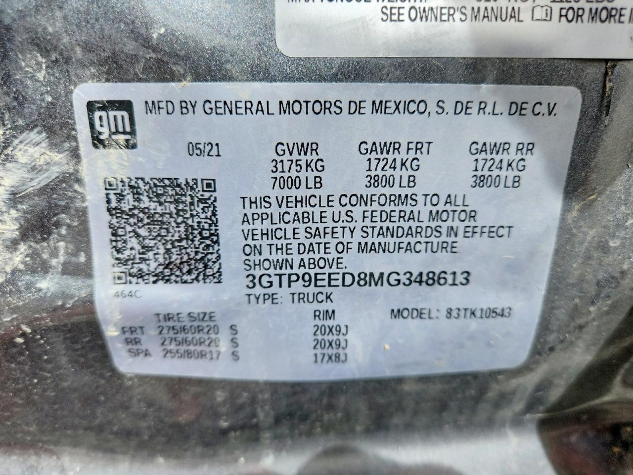 2021 GMC Sierra K1500 AT4