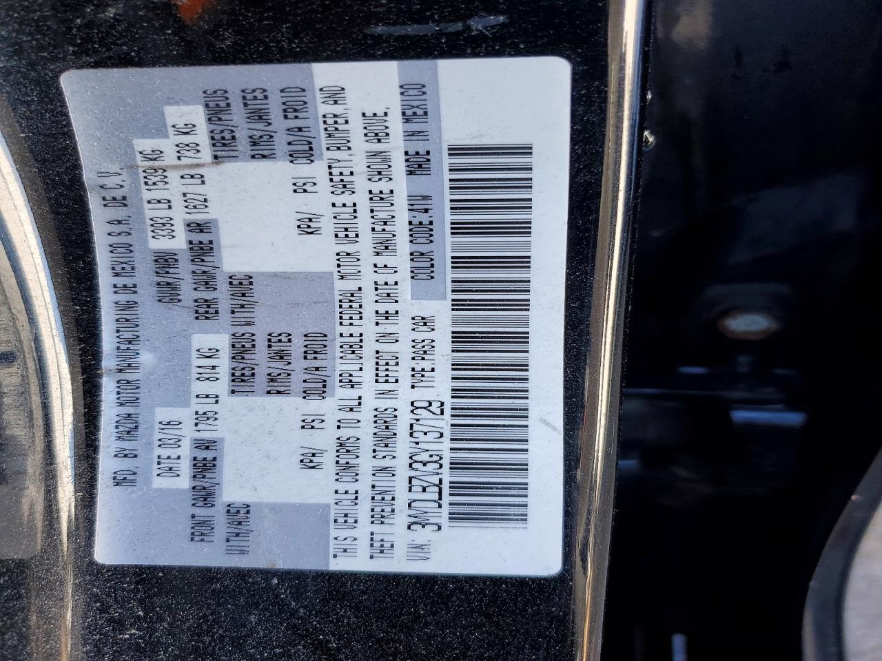 2016 Scion Ia Base
