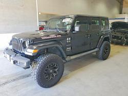 Jeep salvage cars for sale: 2018 Jeep Wrangler Unlimited Sahara