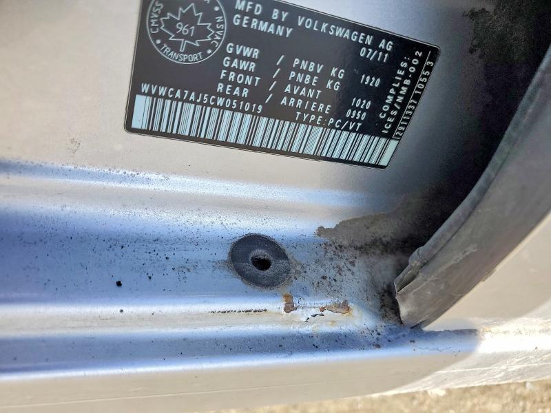 2012 Volkswagen Golf 2.5 4DR Hatchba