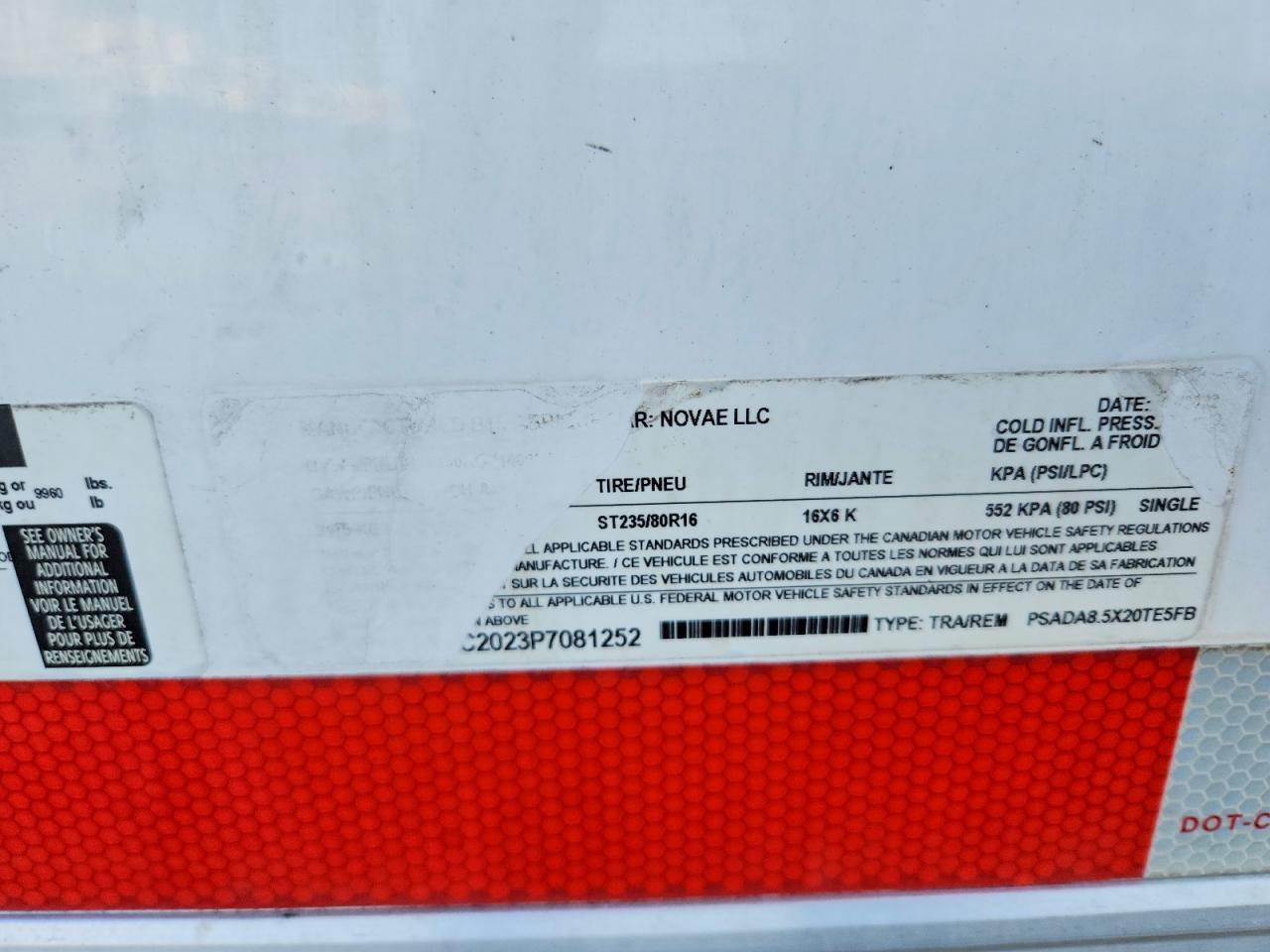 2023 Pace American 10 FT-Trailer