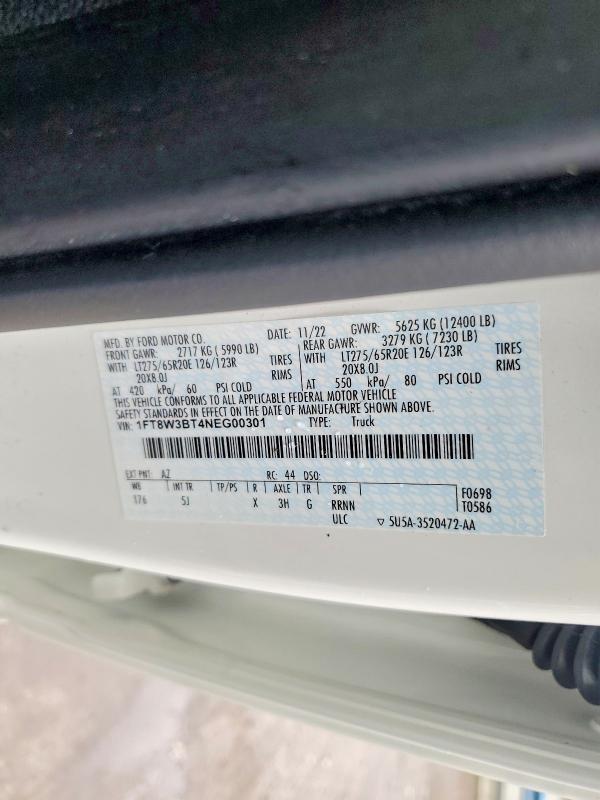 2022 Ford F350 Super Duty