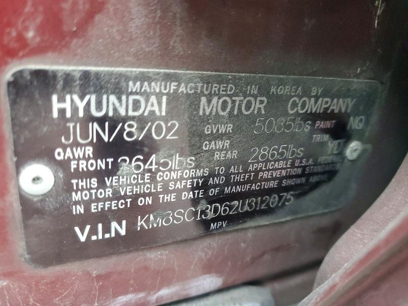 2002 Hyundai Santa fe gls