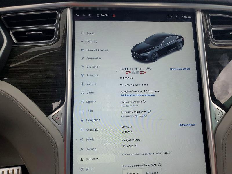 2015 Tesla Model s