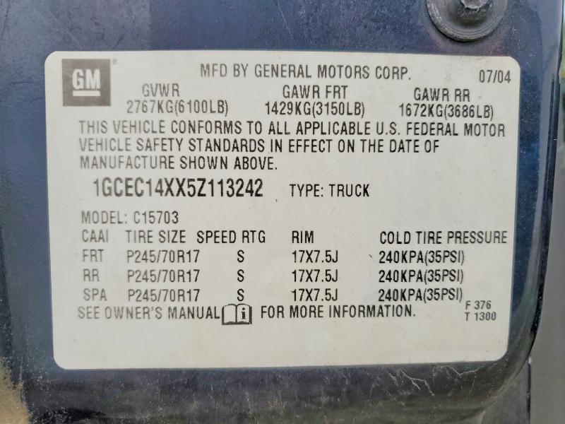 2005 Chevrolet Silverado C1500