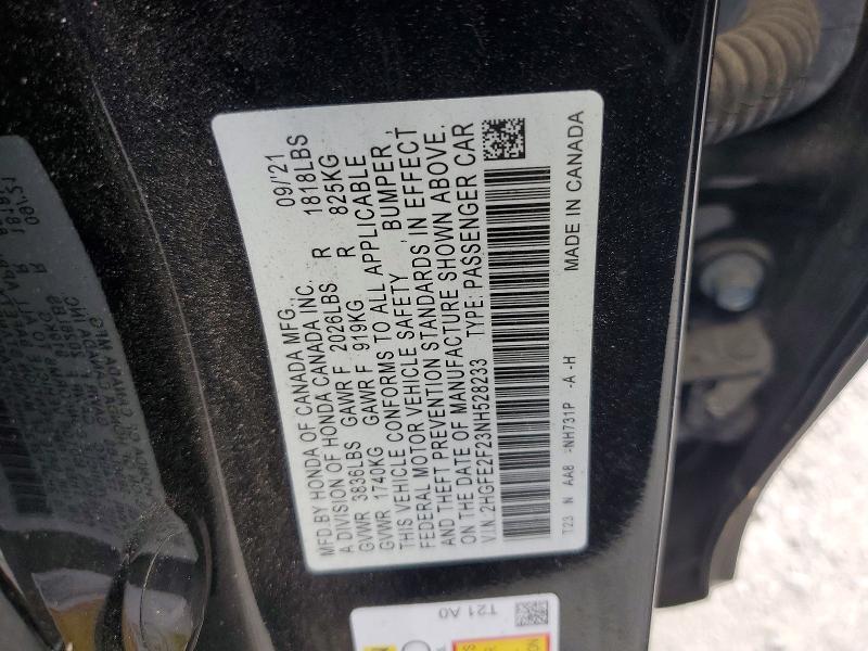 2022 Honda Civic lx
