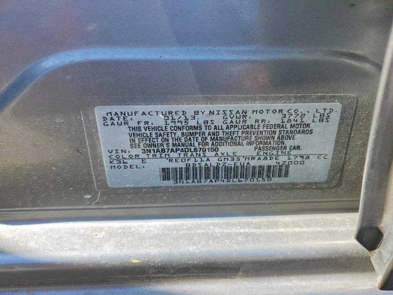 2013 Nissan Sentra s