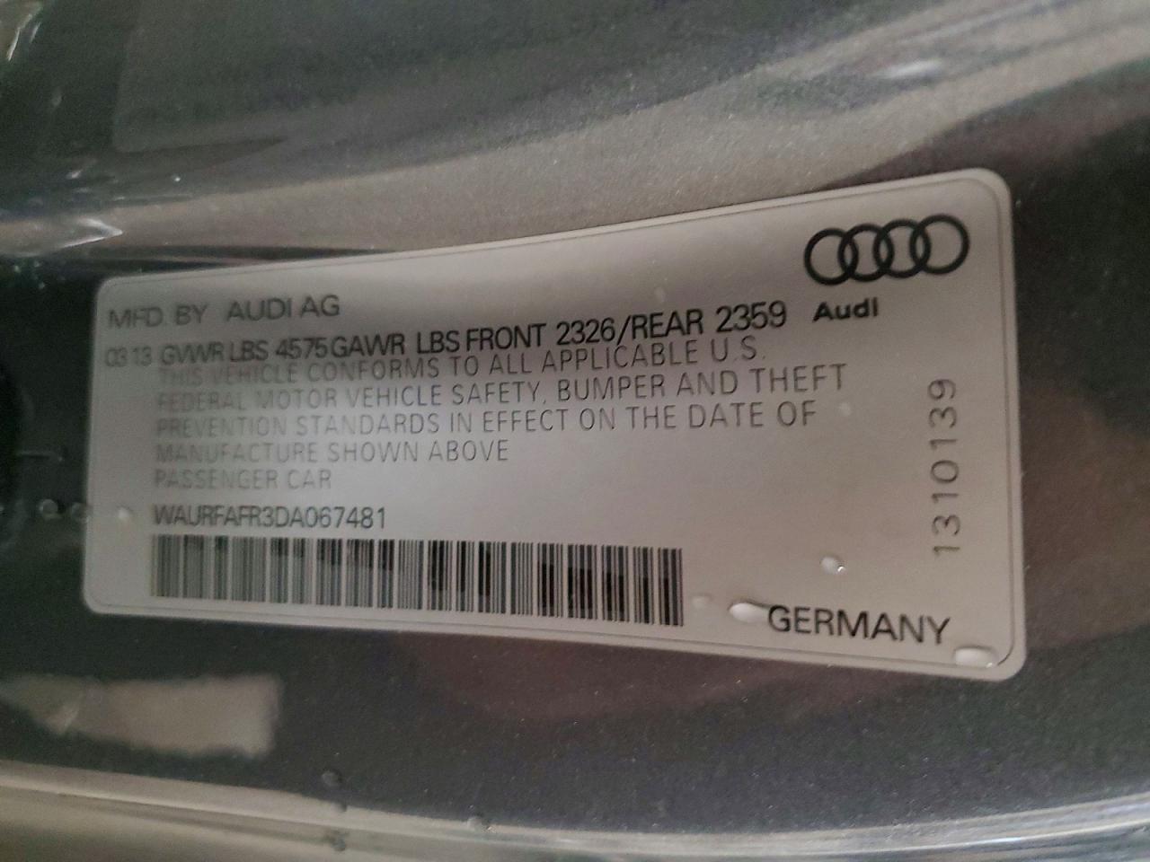 2013 Audi A5 Premium Plus