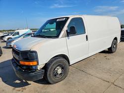 Salvage trucks for sale at Grand Prairie, TX auction: 2008 Chev Express Cargo 3500 1