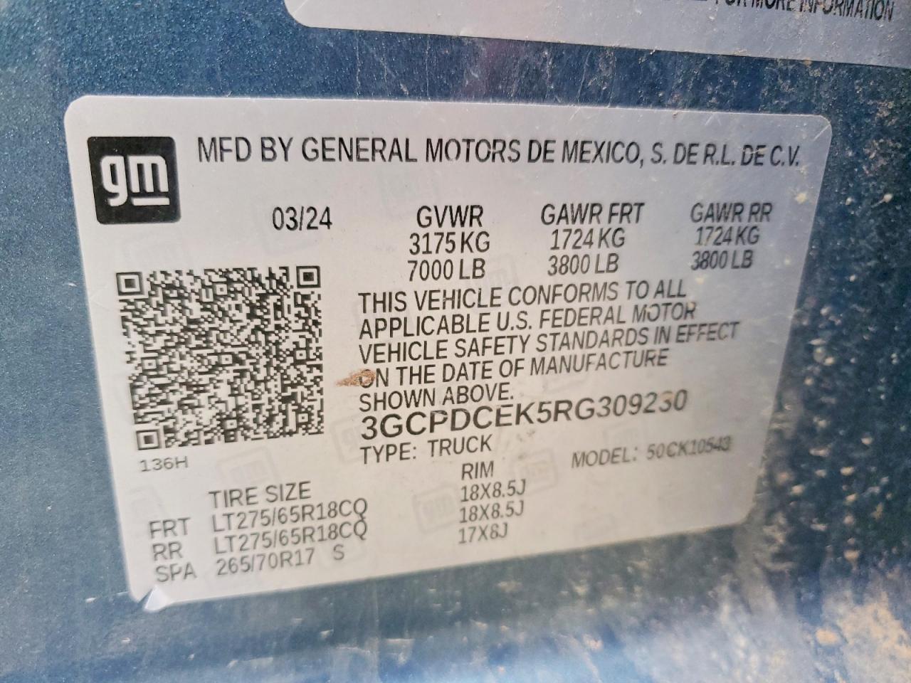 2024 Chevrolet Silverado K1500 Trail Boss Custom