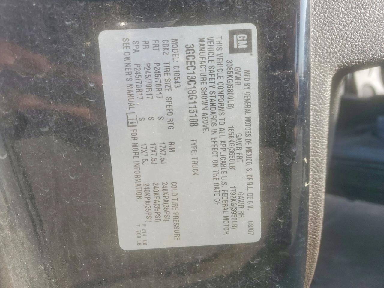 2008 Chevrolet Silverado C1500