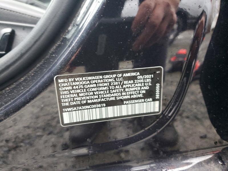 2022 Volkswagen Passat se