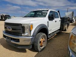 Salvage trucks for sale at Abilene, TX auction: 2017 Ford F450 Super Duty Flatbed Truck