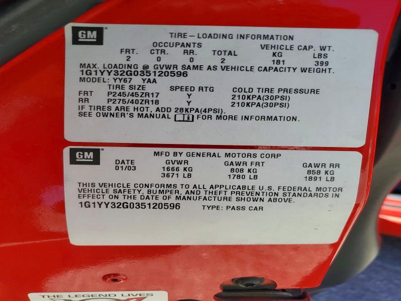 2003 Chevrolet Corvette