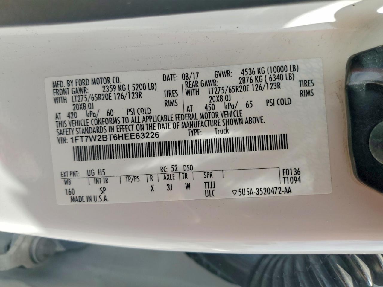 2017 Ford F250 Super Duty