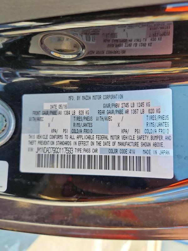 2016 Mazda Mx-5 Miata Grand Touring