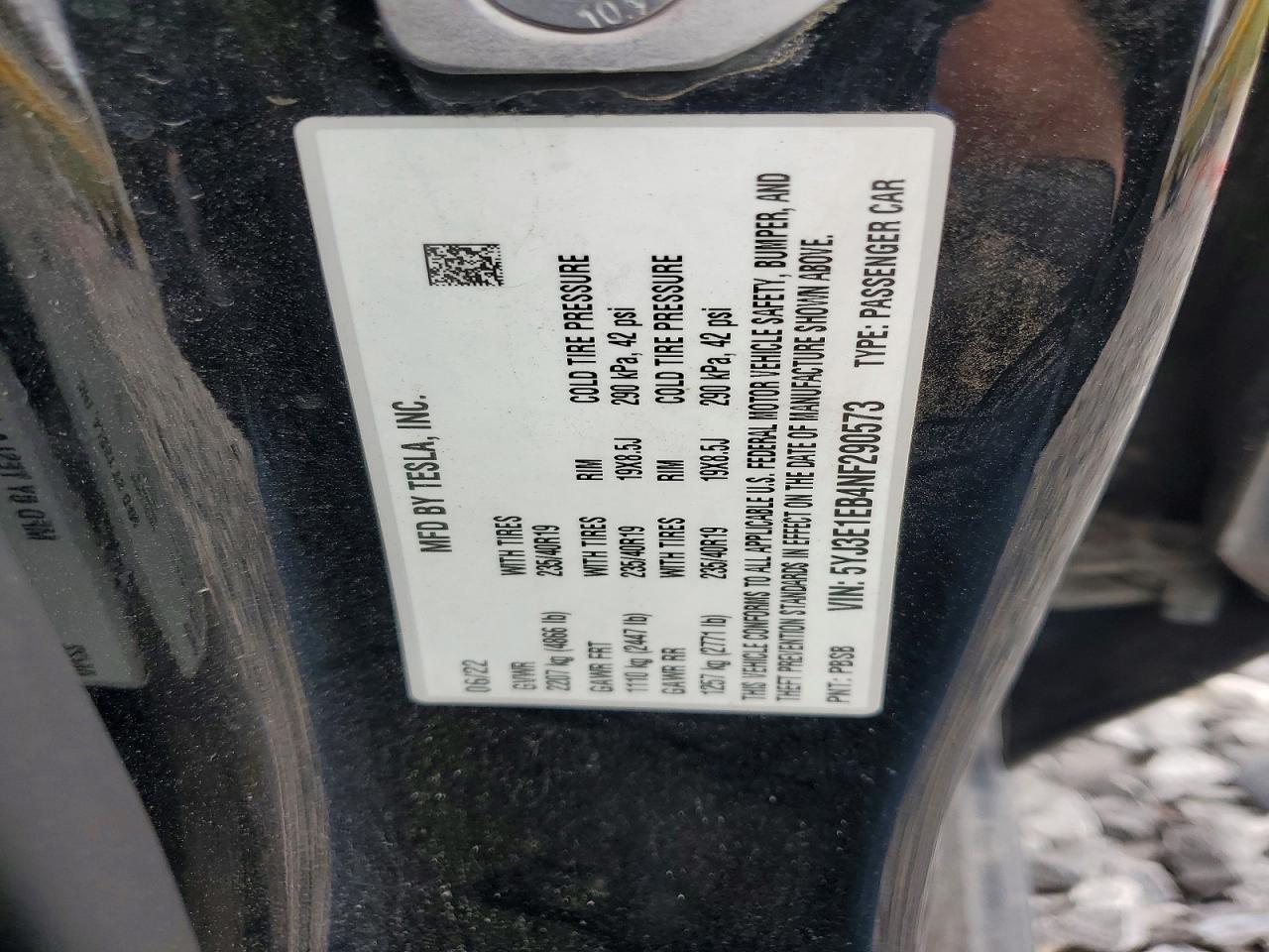 2022 Tesla Model 3