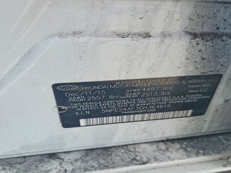 2016 Hyundai Sonata se
