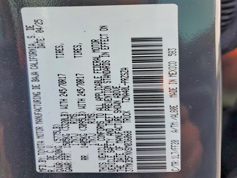 2025 Toyota Tacoma SR5