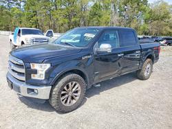 Salvage trucks for sale at Savannah, GA auction: 2016 Ford F150 Lariat