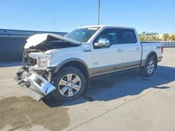 Salvage cars for sale from Copart Orlando, FL: 2019 Ford F150 Supercrew