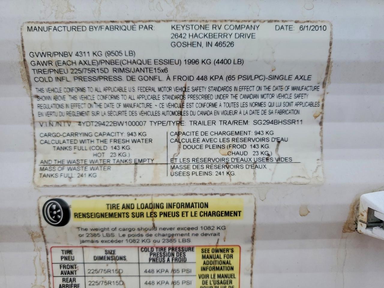 2011 Keystone Springdale Camper