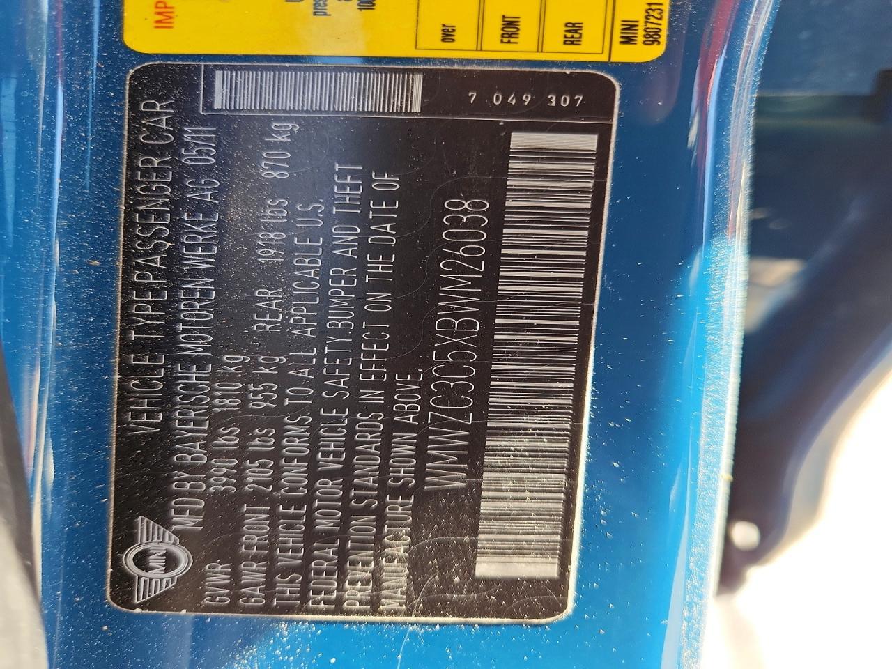 2011 Mini Cooper s Countryman