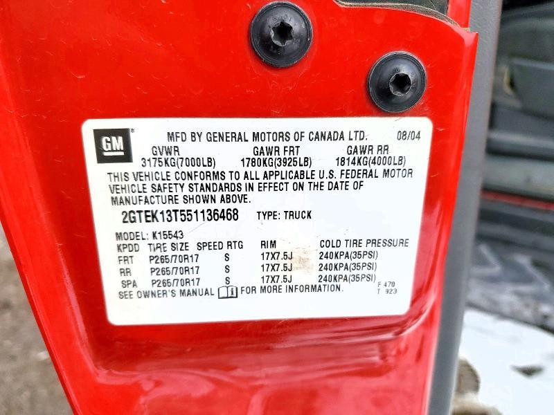 2005 GMC New Sierra K1500
