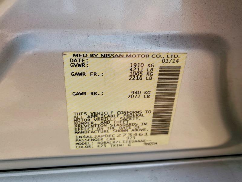 2014 Nissan Altima 2.5 s