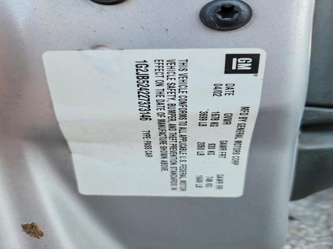 2002 Pontiac Sunfire se
